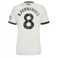 Maglia Calcio Manchester United Bruno Fernandes #8 Terza Divisa 2024-25 Manica Corta